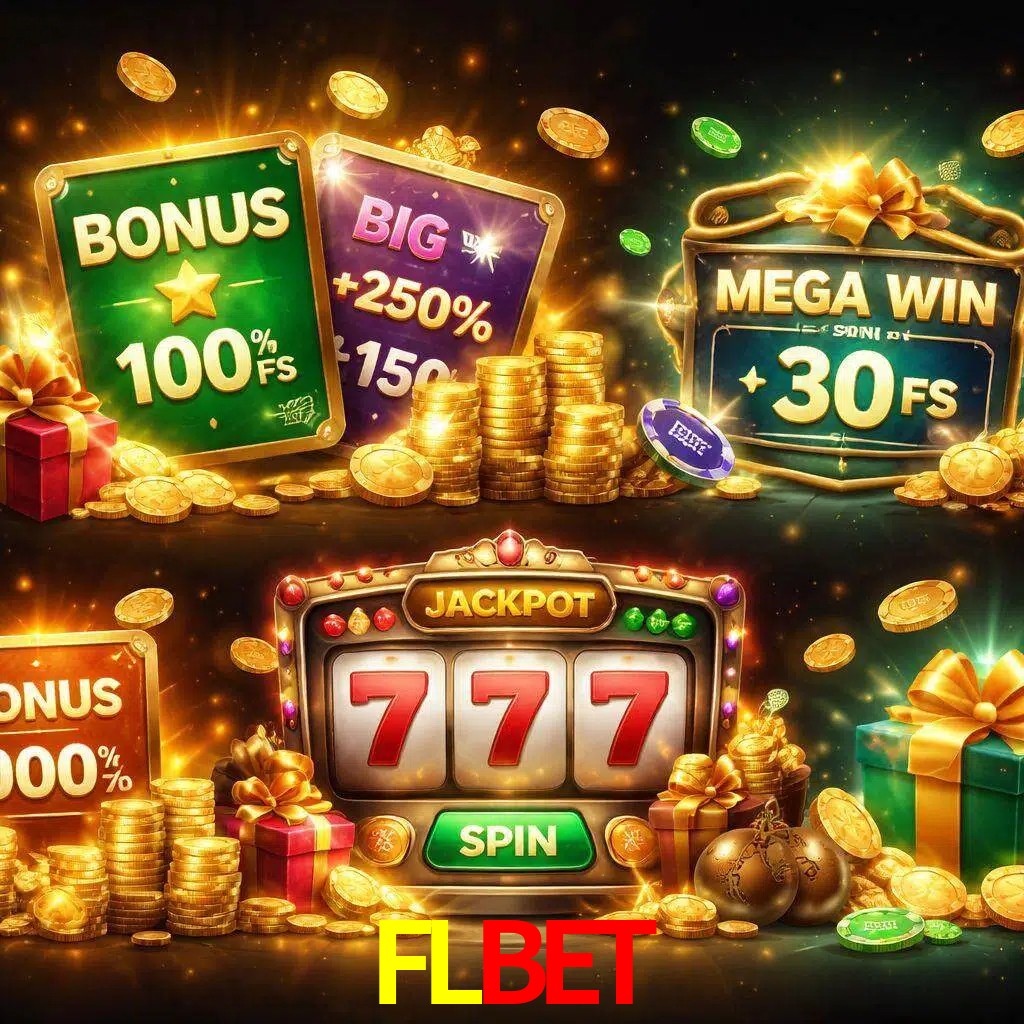 Tipos de bonos FLBET incluyendo recompensas de bienvenida y promociones continuas