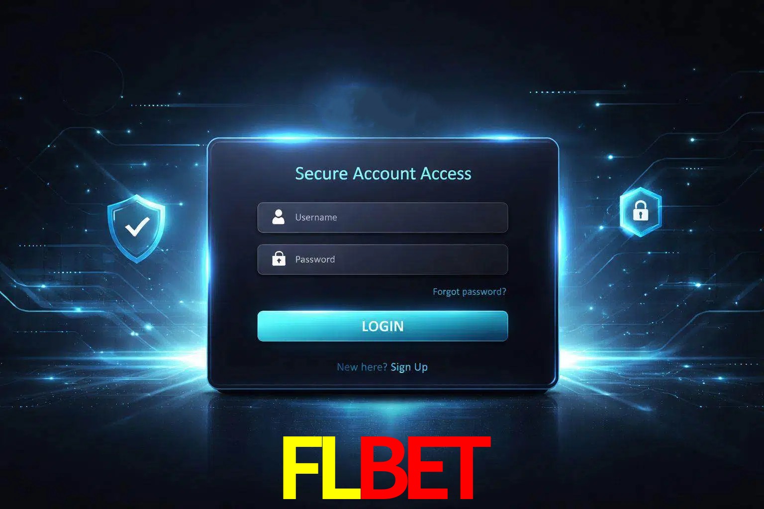 Pantalla de inicio de sesión de cuenta FLBET para usuarios en México